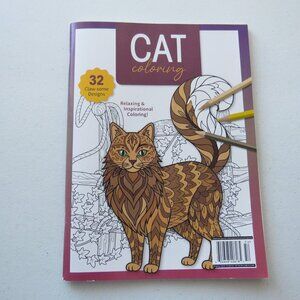Cat Coloring 32 Claw-some Designs: Relaxing & Inspirational Coloring